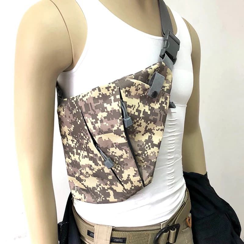 Multifunctional gun case hidden mesh for shoulder gun in Nylon left for hunting mesh man
