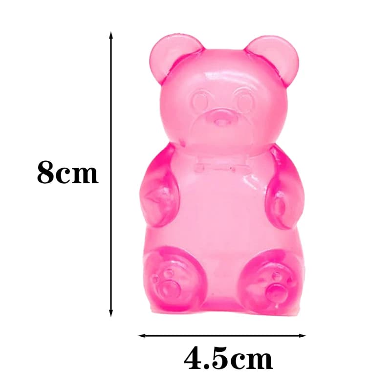 9Oute Bear Nee Doh Maltose Squishy Toy Dough Colorful Sensory Toy Creative Desk Decoration Stress Relief Doll Squeeze Fidget Toy