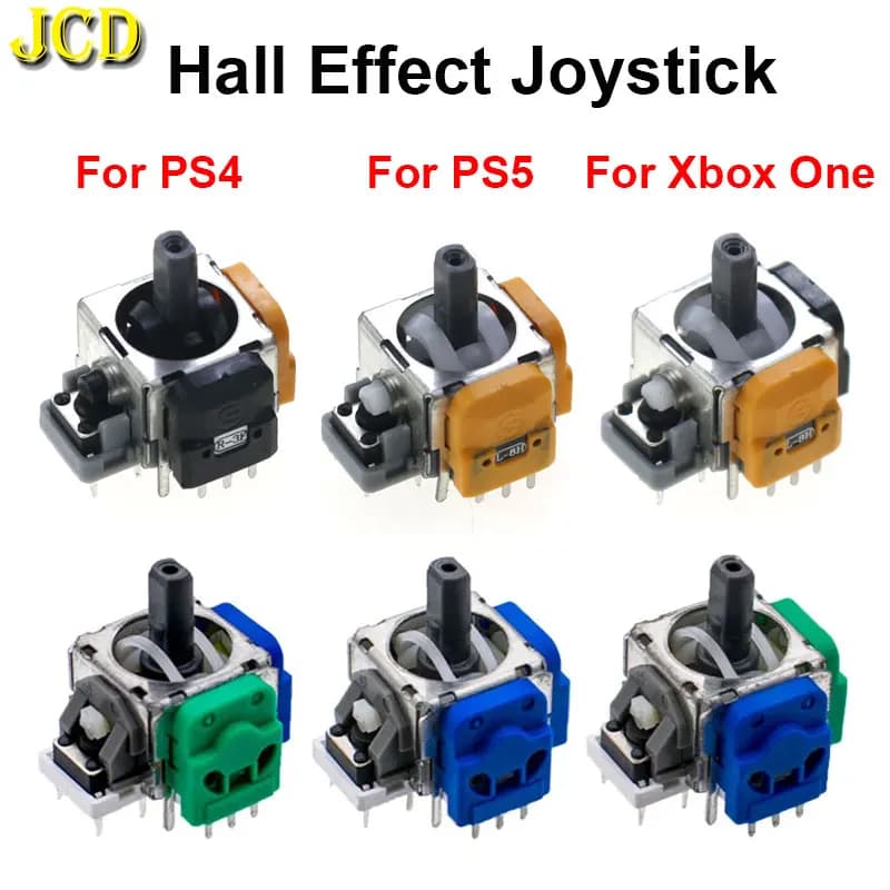 JCD 1 pezzo 3D Analogico Stick Sensore Modulo Potenziometro Effetto Hall Rocker Joystick Per PS4 PS5 Xbox One Controller