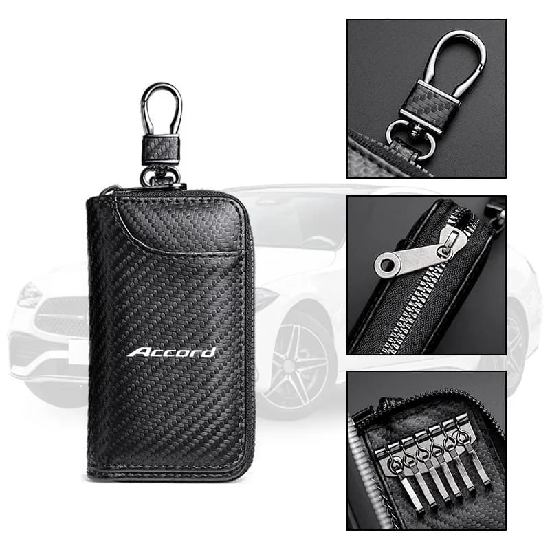 Car Purse Card Money Holder License Card Case Wallet Business ID Passport Card For Honda Accord XRV HRV City Jazz Civic FIT CR-V