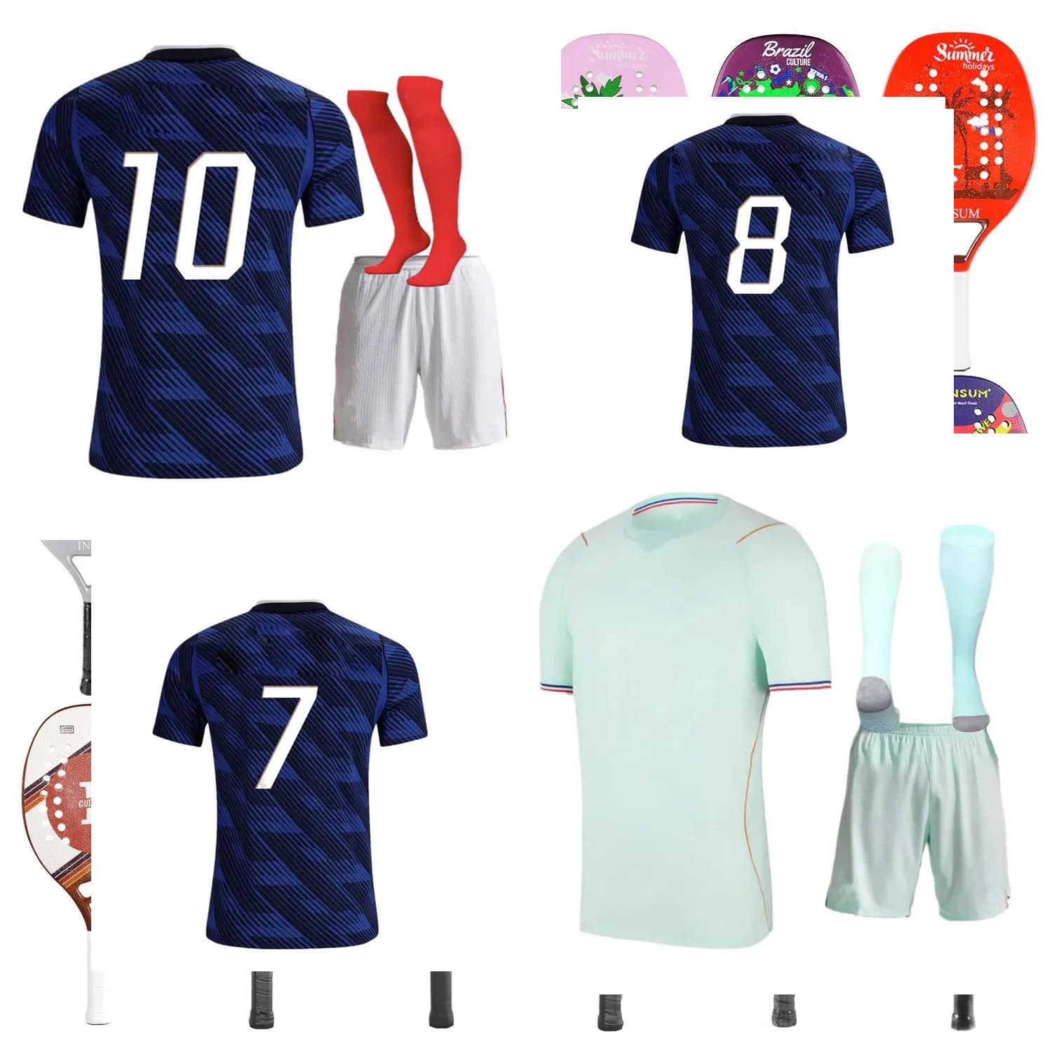 New Custom Beach Tennis Rack France 2026-27 with Memory Foam