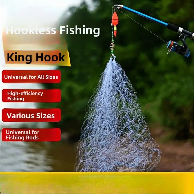 Rete da Pesca Black Tech, Rete Esplosiva, Rete Adesiva a Strisce Bianche ABENIUR, Attrezzatura da Pesca, Forniture per Campeggio e Viaggi all'Aperto