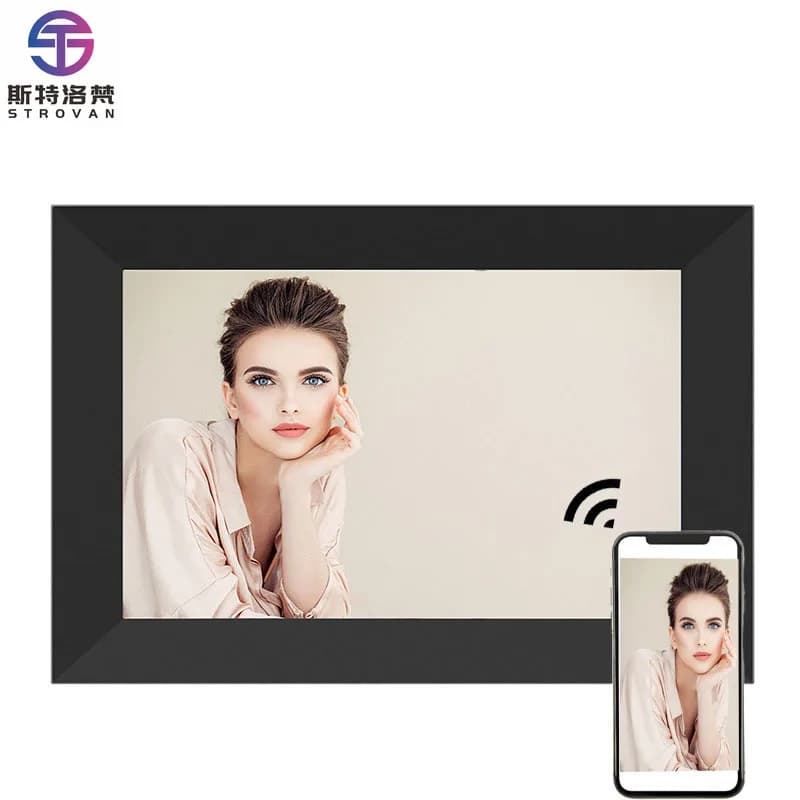 Cornice per foto digitale in blocco Android Wifi schermo 1280*800 IPS da 10 pollici con app
