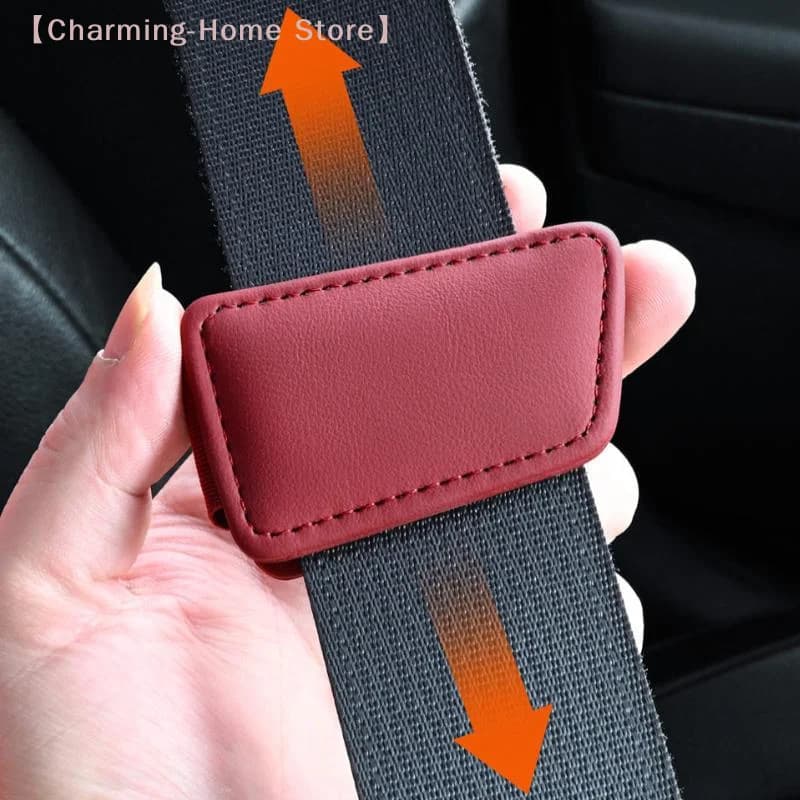 Clip magnetico per cintura di sicurezza auto, design antiscivolo, riduce la pressione, accessori auto