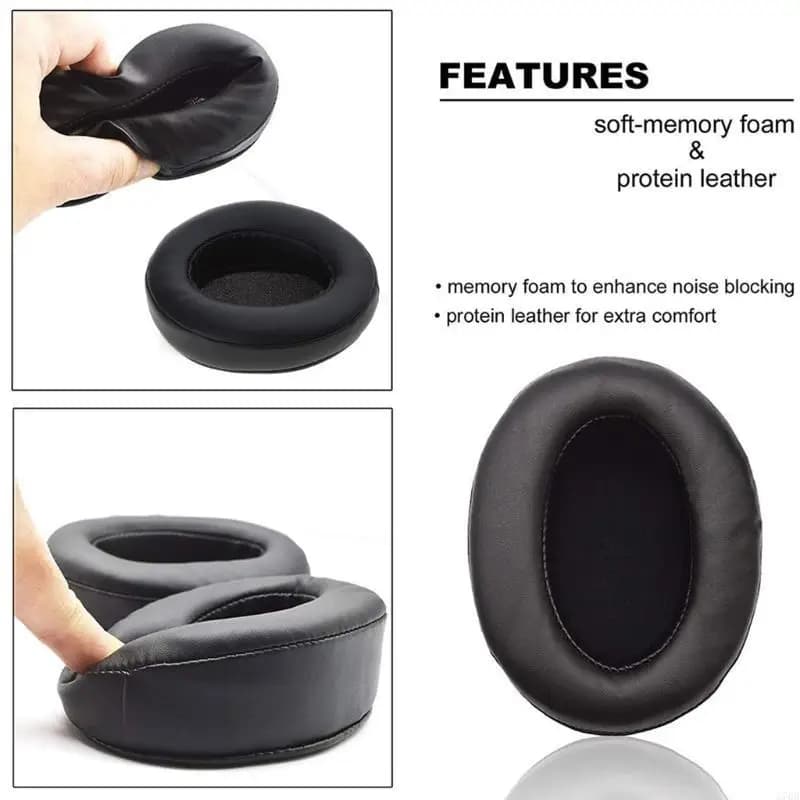Parte copertura Cuscino per auricolari 1 paio cuscinetti auricolari Fodera per cuscino Cuffie da gioco Cuffie per cuffie