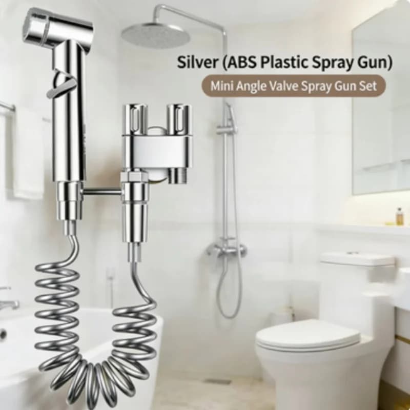 Homefish Manual high pressure WC spray with double mode nozzle is very suitable for bathroom cleaning and toilet washing