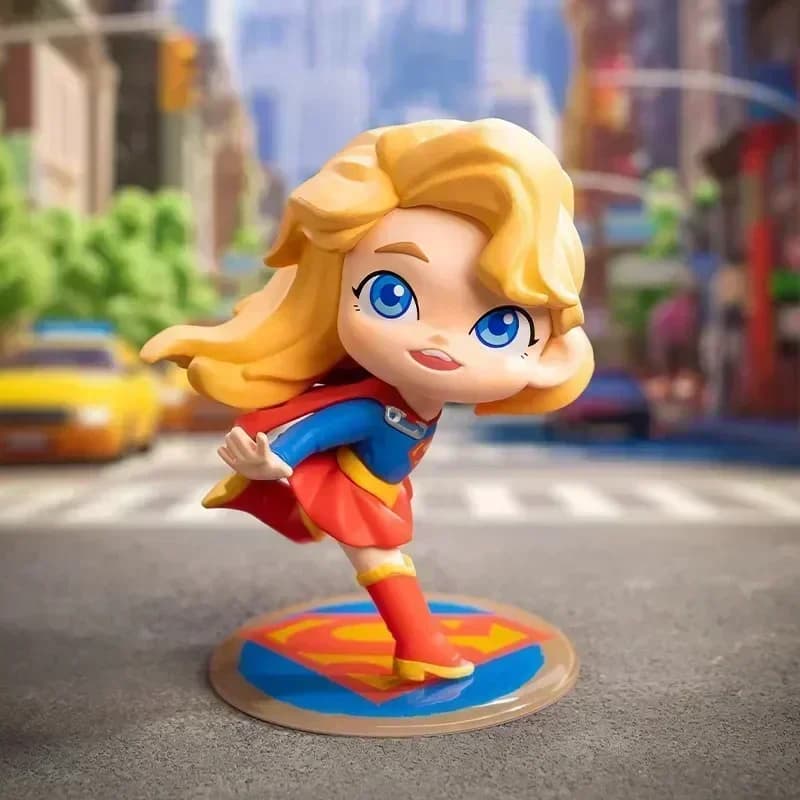 POP MART DC Justice League Childhood Series Blind Box Toys Kawaii Anime Action Figure Caixa Caja Surprise Mystery Box Dolls