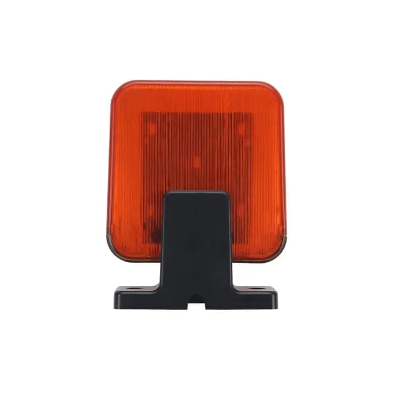 Lampada di allarme professionale a LED lampeggiante AC DC 12-265V per porte/porte a battente, cancelli scorrevoli e apricancelli.