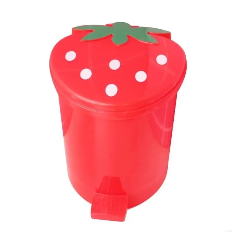 Y51B Mini Strawberry Cestino con buccia da frutto desktop per ufficio per ufficio per il contenitore a conchiglia