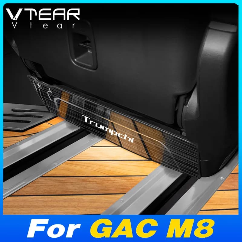 Vtear Seggiolino Auto Posteriore Anti-Calcio Copertura Tappetini Styling Modifica Interni Accessori di Protezione Per Gac M8 Trumpchi 2023 2024 2025