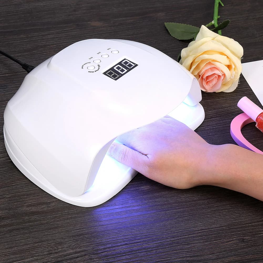 Macchina per asciugare le unghie 54W SUN X UVLED Lampada per unghie Macchina per asciugare lo smalto gel per unghie con sensore intelligente Nail Art