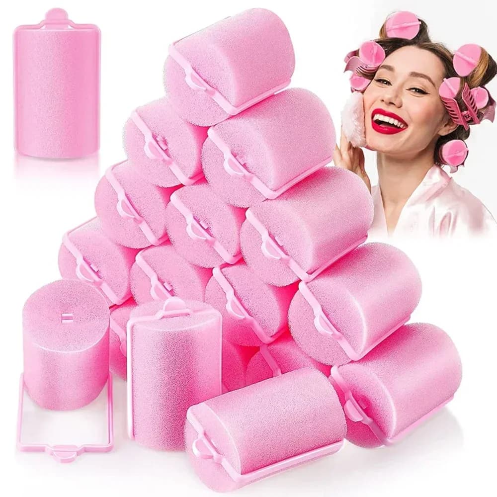 10 pieces soft sponge pillow foam bigodini to sleep kit for diy hairdresser tool for hair styling at home hairdresser for barber