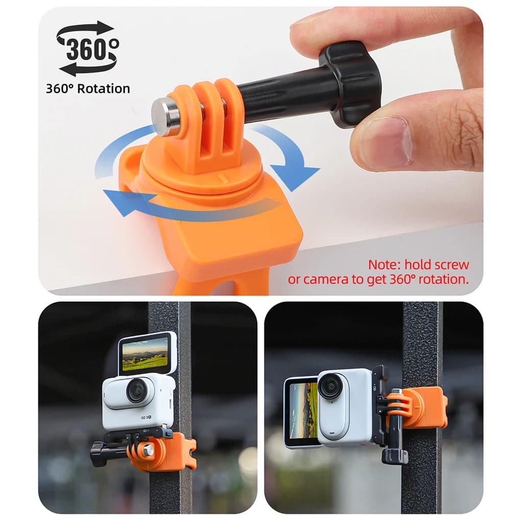 Silicone adjustable flexible bracket for universal camera support for Gopro13 for Insta360 X5 for DJI Osmo 360/Action 5Pro Accessories
