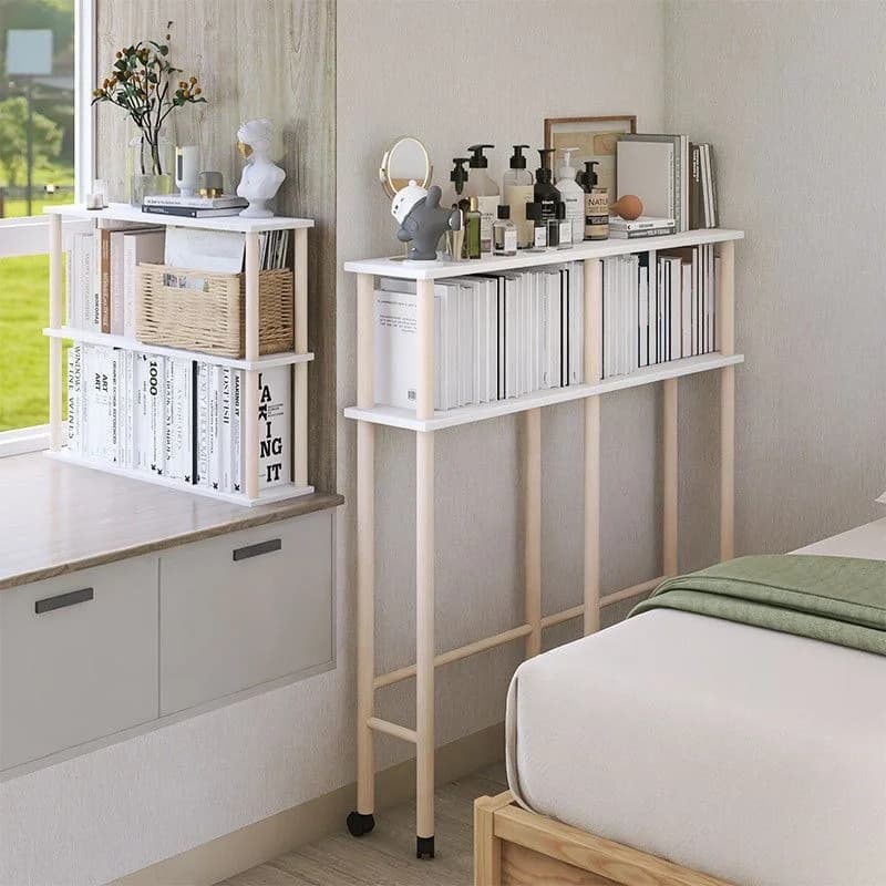 Tavolino Multifunzionale Salvaspazio per Comodino, Scrivania Compatta per Camera da Letto, Tavolino da Divano Moderno in Legno - Nuovo Arrivo