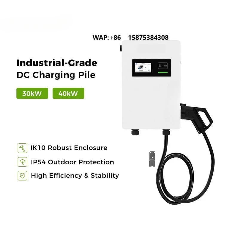 Stazione di ricarica DC per auto elettriche commerciale personalizzata CCS2 a GBT EVSE, caricatore da parete EV singolo con colonna, compatibile OCPP 1.6J