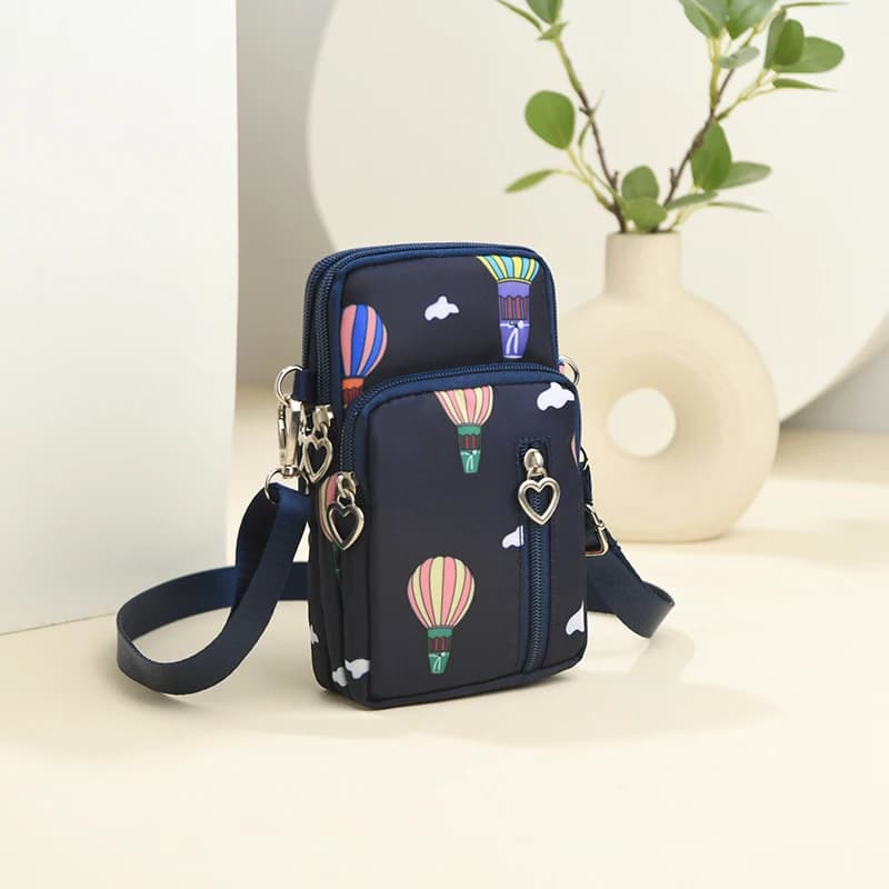 Mobile phone bag - women's cross-body bag in new Korean style, mini small bag, vertical style, versatile and trendy wallet