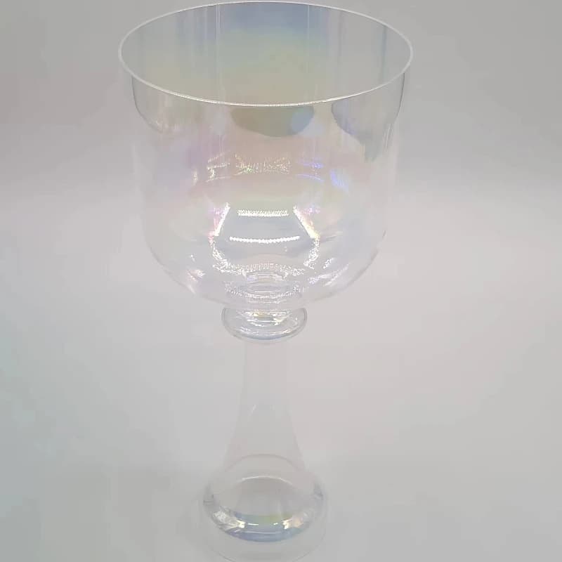 Cosmic Light Quartz Crystal Singing Holy Grail Bowl Factory Wholesale Healing Sound Bath Crystal Chalice