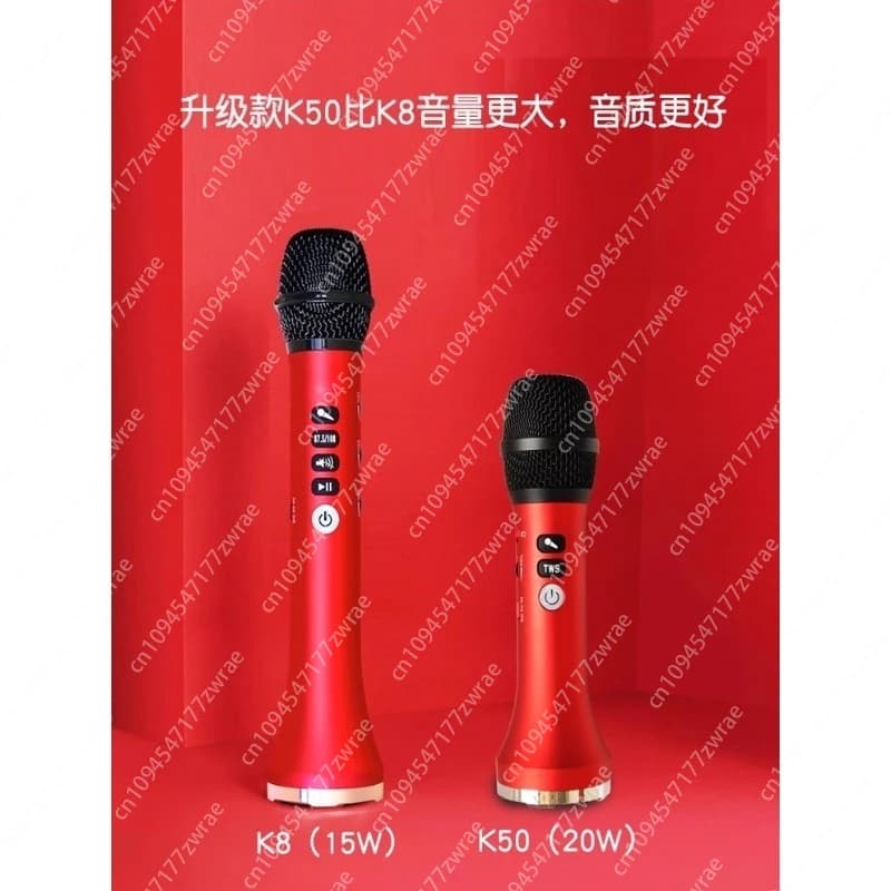 Retail! L-698DSP 20W Bluetooth Microphone with Wireless Speaker for Enhanced Sound Quality Black