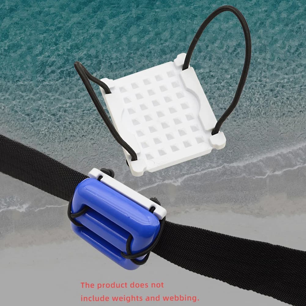 Diving Counterweight Fixed Plate Wear BCD Webbing Mounting Plate Diving Weight Bottom Plate Dive Accessories