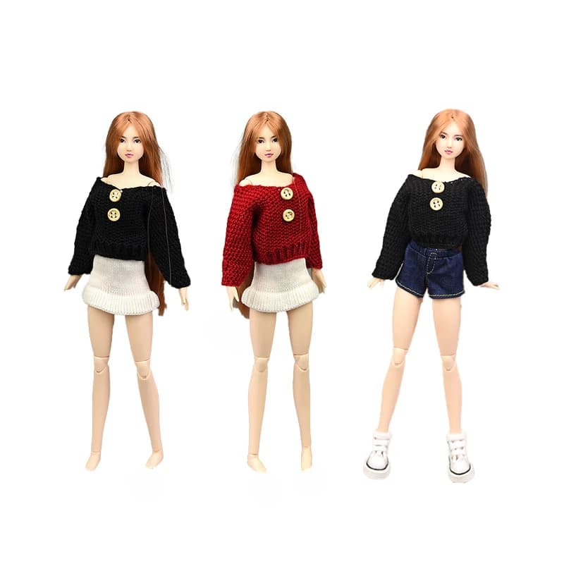 LX302 bellissimo maglione di lana pantaloni vestiti regali per le tue bambole 1/6 babi xinyi fr fr2 mizi Mengfan