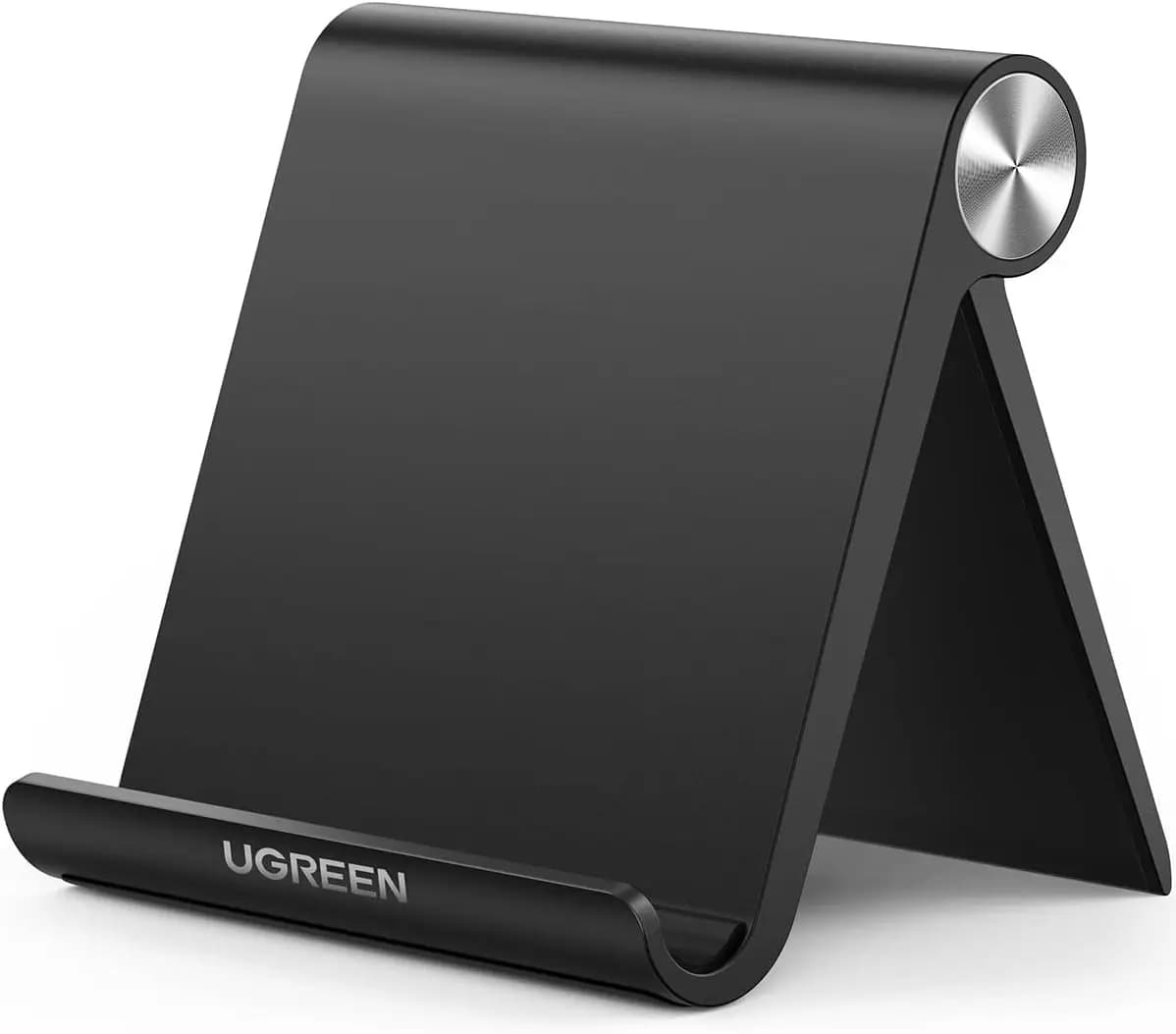 Supporto Regolabile per Telefono da Scrivania, Compatibile con iPhone 13 fino a 6, Galaxy Note20 fino a S8, Pieghevole Nero