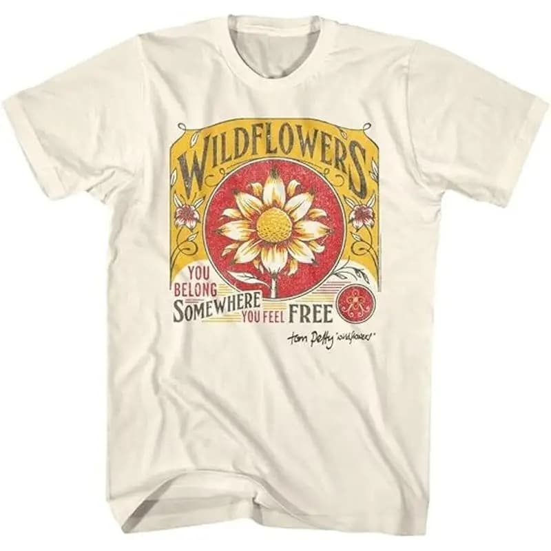 Maglietta per adulti Wildflowers You Belong Somewhere Feel Free