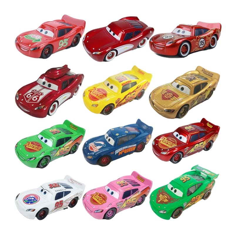 Auto Disney Pixar Auto Polizia Saetta McQueen Metallo Pressofuso Giocattolo Auto 1:55 Bulk Nuovo Car3 Regalo Di Compleanno Di Natale Giocattolo