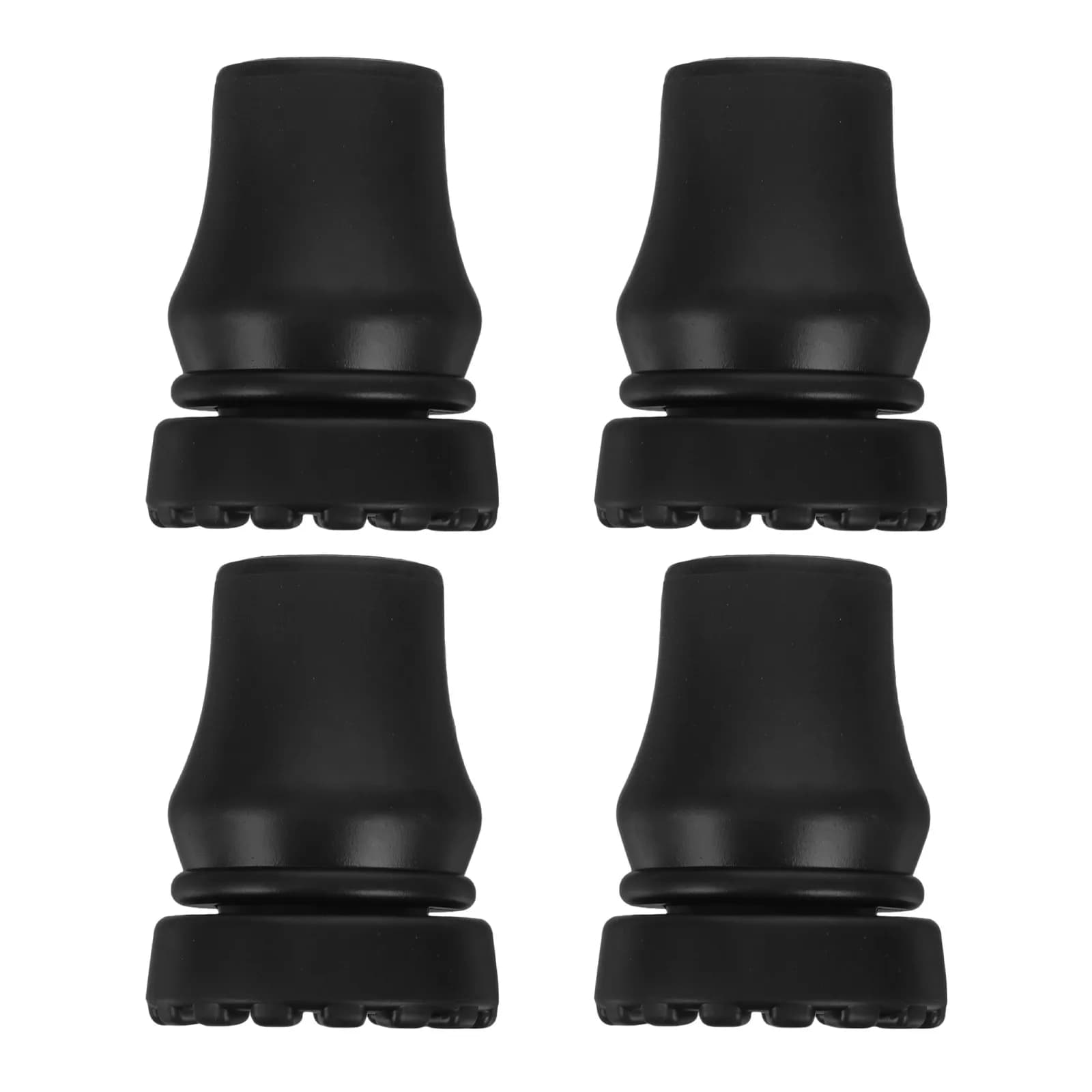 4 Pieces Rubber Seat Covers Spare Parts for Trekking Sticks, Stroller Sticks, 19mm Cane Resistant to wear
