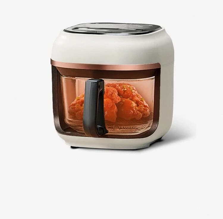 Air fryer, household, visual, glass, liner, large capacity, fully automatic, oven