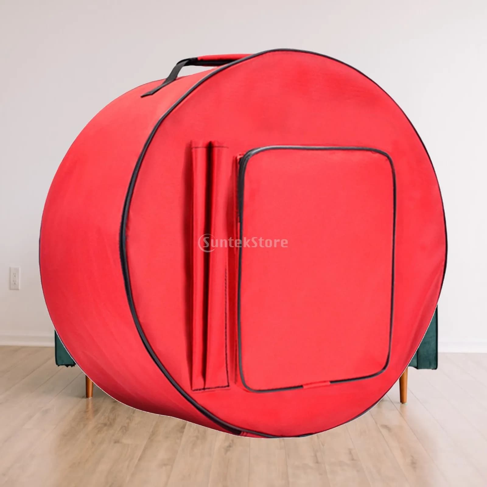 Drum Case Portable Padded Snare Drum Bag Instrument Backpack with Pocket for Music Lessons Travel