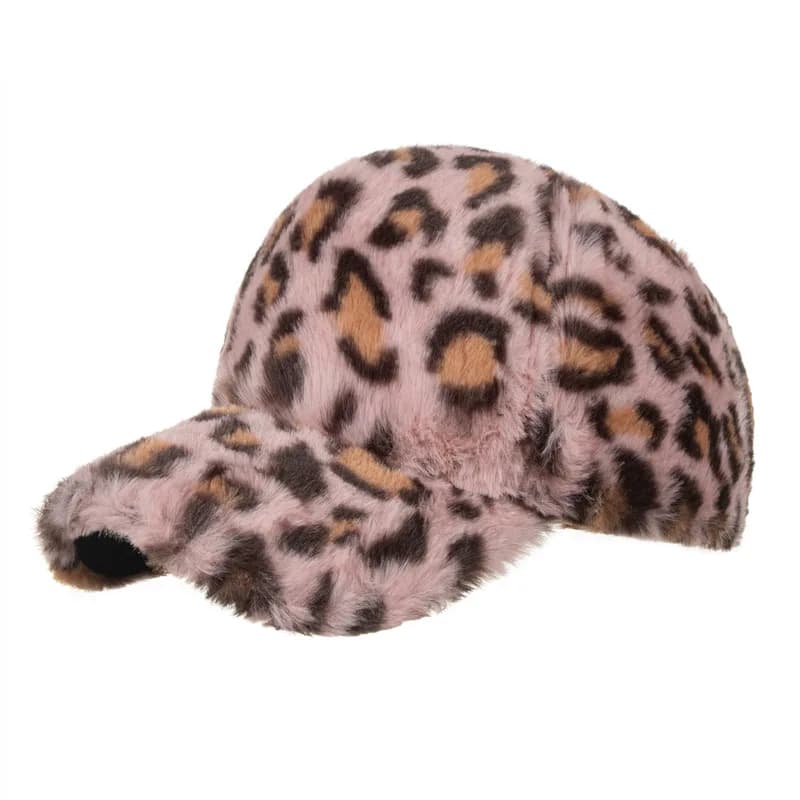 Zhongmei's new autumn and winter leopard print baseball cap, duckbill cap, and sun hat