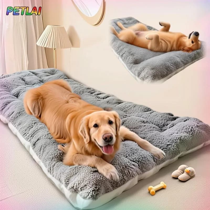 Tappetino per cani di grandi dimensioni, materassino per dormire, per l'inverno, mantiene al caldo, utilizzabile su entrambi i lati, tappetino antistress per Golden Retriever.
