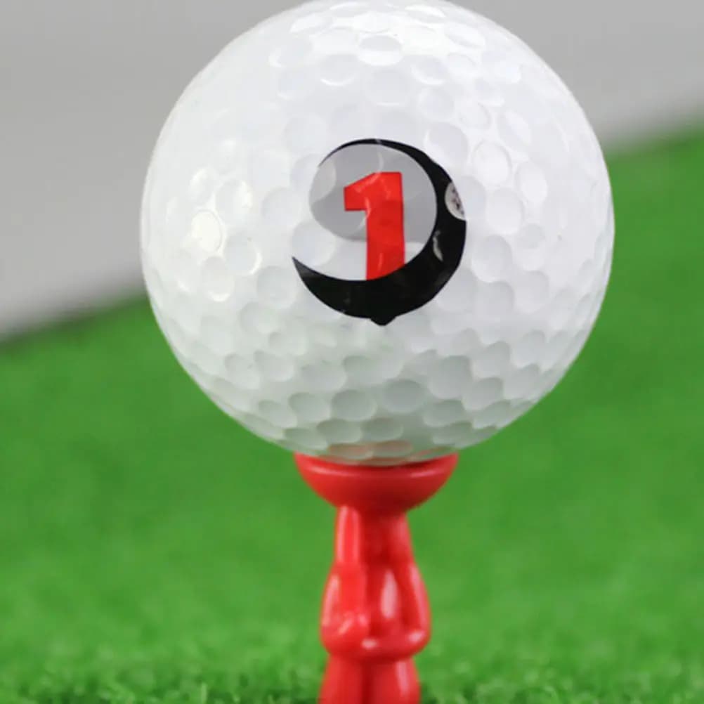 24 Pezzi Tee da Golf in Plastica Leggeri e Portatili, Supporti per Palline da Golf che Riducono la Resistenza, Migliorano la Precisione e la Distanza per l'Allenamento di Golf