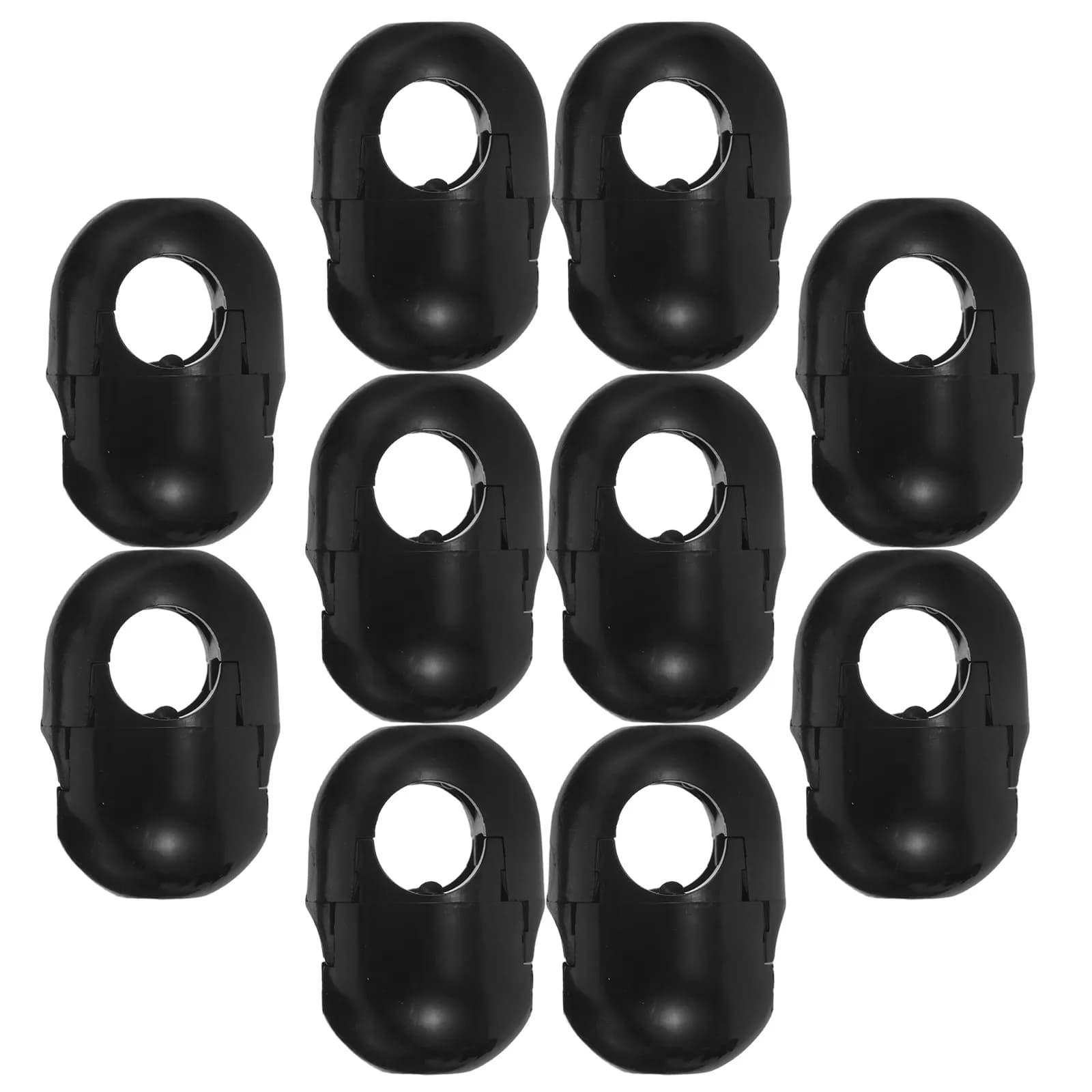 10 Pezzi Connettori per Corde da Arrampicata per Bambini, Ganci di Fissaggio Sicuri per Strutture da Gioco all'Aperto e Attrezzature da Palestra