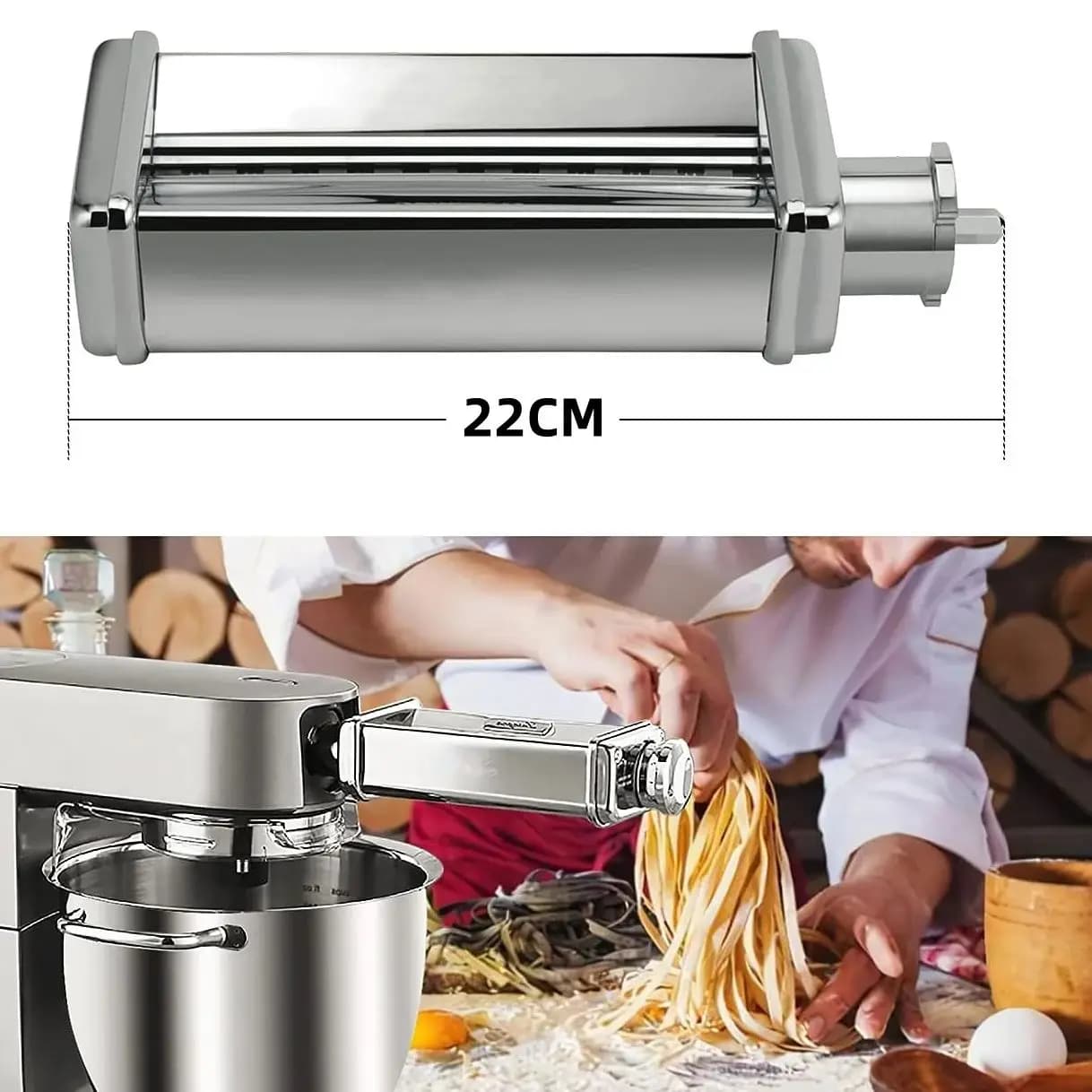 Accessori per macchina per pasta completamente automatica Kenwood, per pressare l'impasto per pasta fatta in casa, accessori per robot da cucina Kenwood