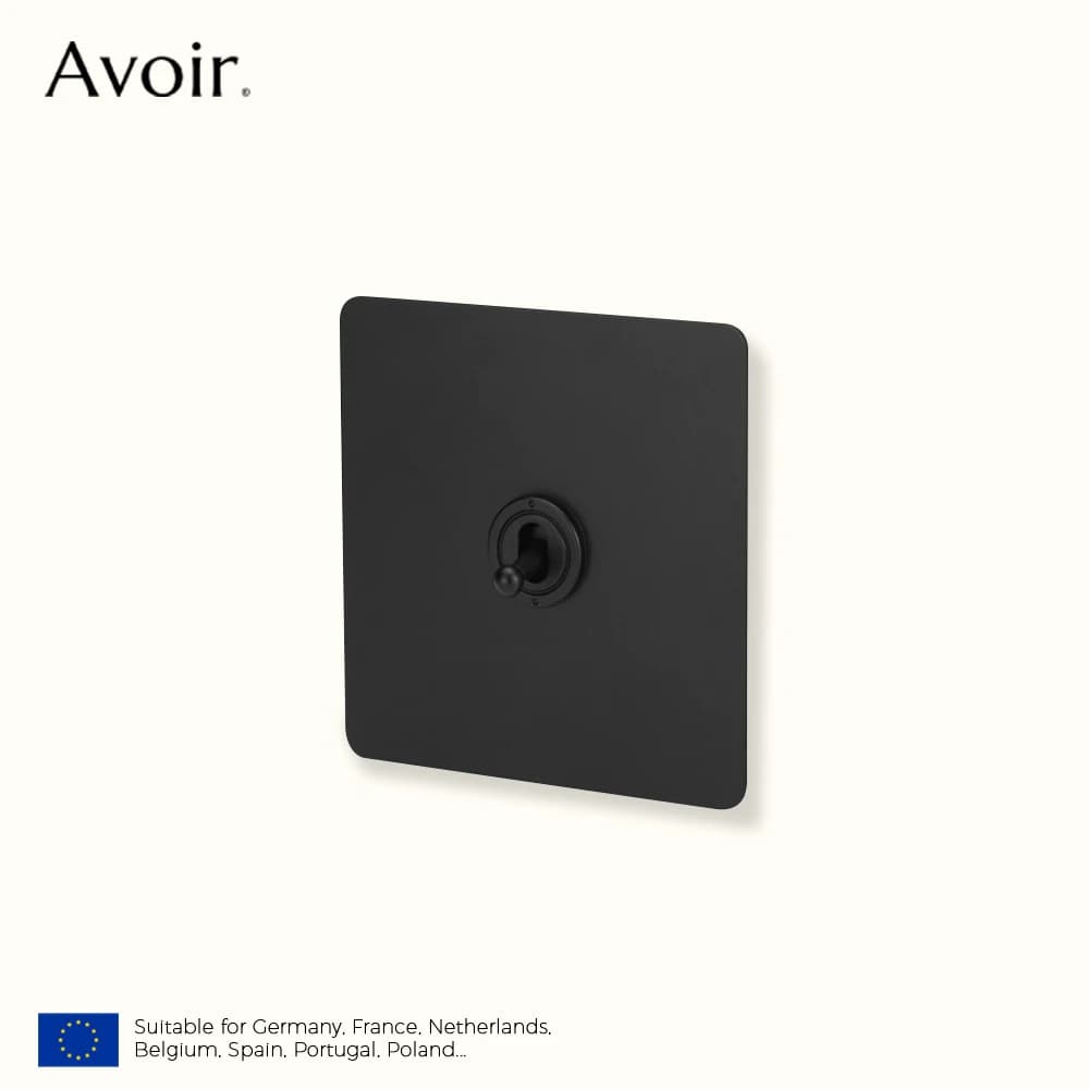 Avoir EU Black Clamps with USB Charging Internal Dimmer Lever Switches Brass Lever Switch Wall Clasp Spine Wall Panels with Push Button Wall Switch Wall Switch Lamp Switch