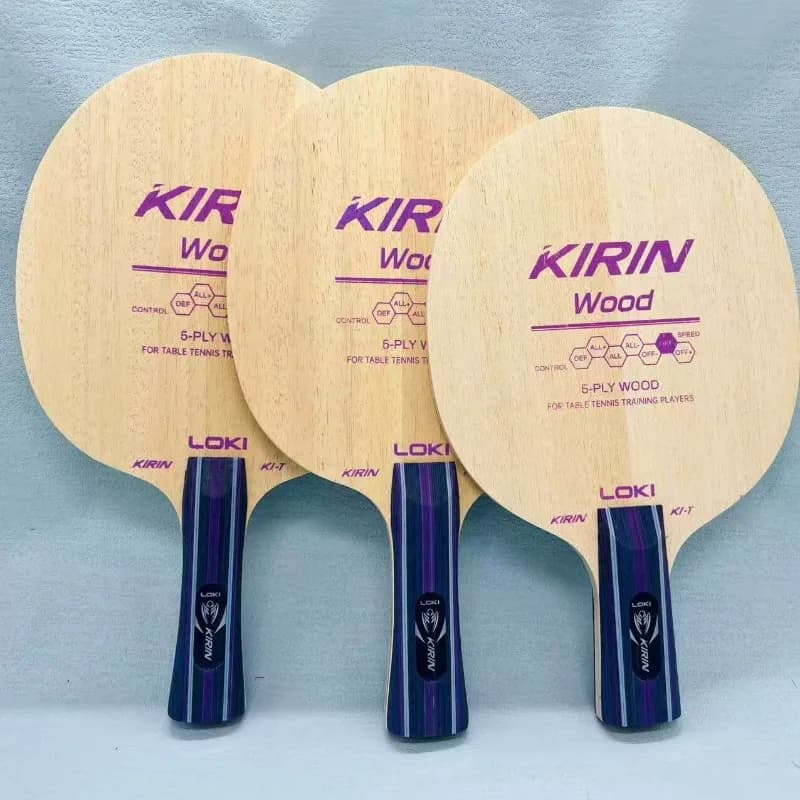 LOKI Kirin K1-T Table Tennis Blade Beginner Training 5-ply Pure Wood Easy To Use Ping Pong Paddle for Blade Racket Attack