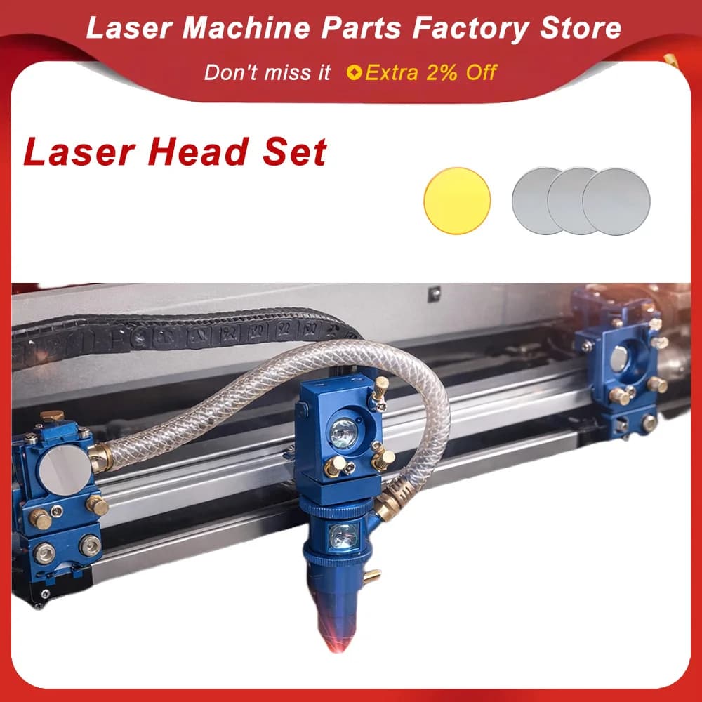 Kit di Guide LC per Macchina da Taglio e Incisione Laser CO2, Set Base Ingranaggi, Parti di Ricambio Meccaniche