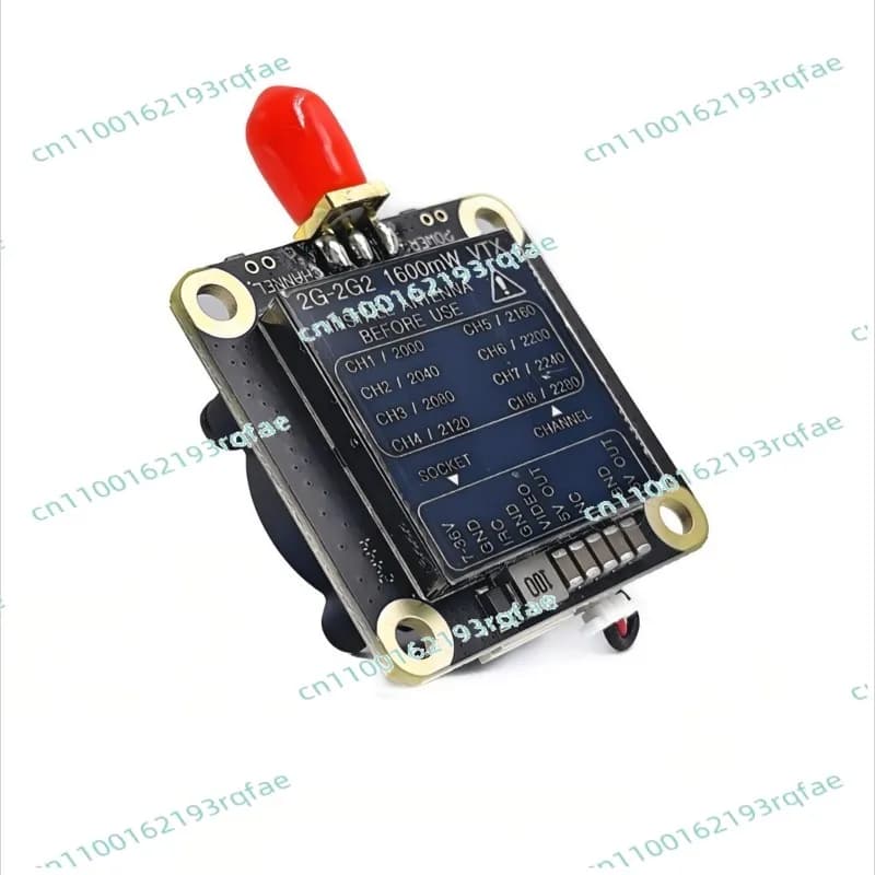FPV Image Transmission 2.2G 1.6W VTX VRX 1.6W Long-Distance Travel Drone Analog Image Transmission Transmitter
