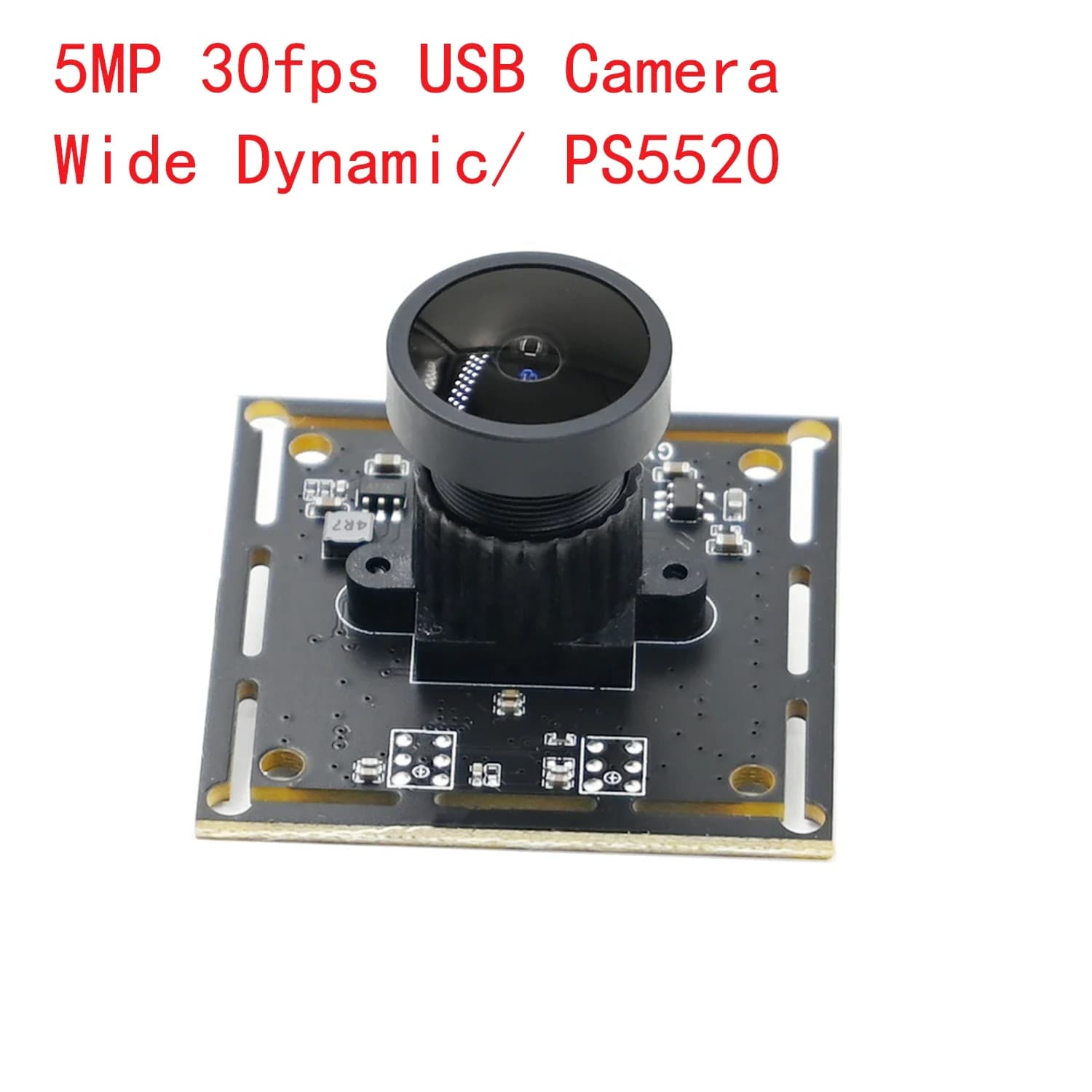 5 MP USB camera module, PS5520 dynamic high-end webcam, for strong light suppression 2592x1944 30 fps Plug And Play