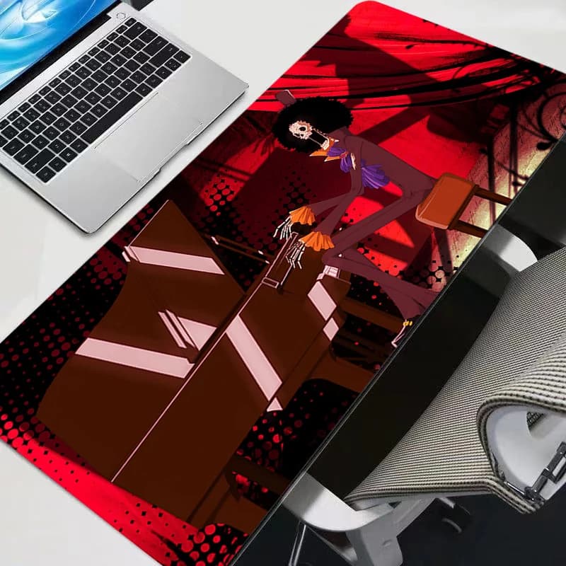 Tappetino per Mouse Grande One Piece Anime, Nuovo Accessorio per PC e Gaming, Mousepad Kawaii, Tappetino da Scrivania per Tastiera