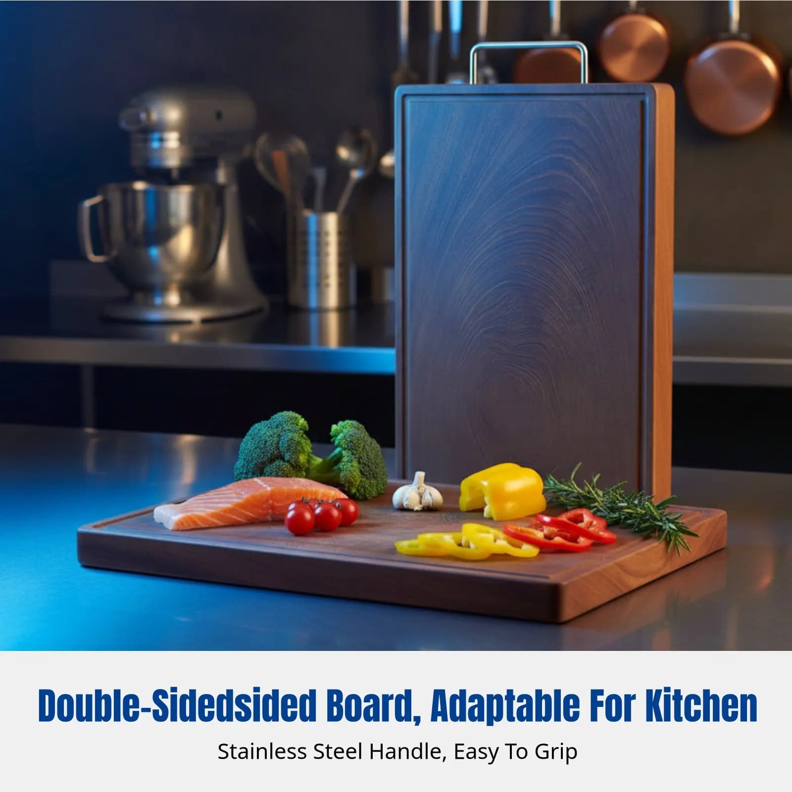 Black Walnut Wood Kitchen Cutting, Double Side, Fungus Resistant, for Home Use