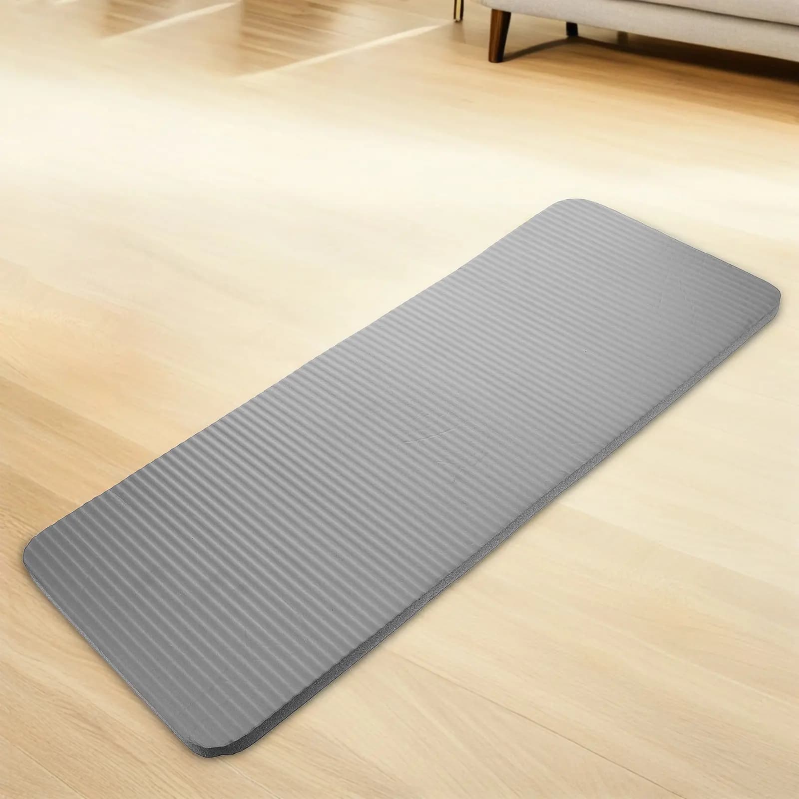 Yoga Knee Pad Cushion 23.58x9.82x0.59in Extra-Thick Shock Absorbing Non-Slip Fitness Mat for Elbow Wrist Support Knee Pain