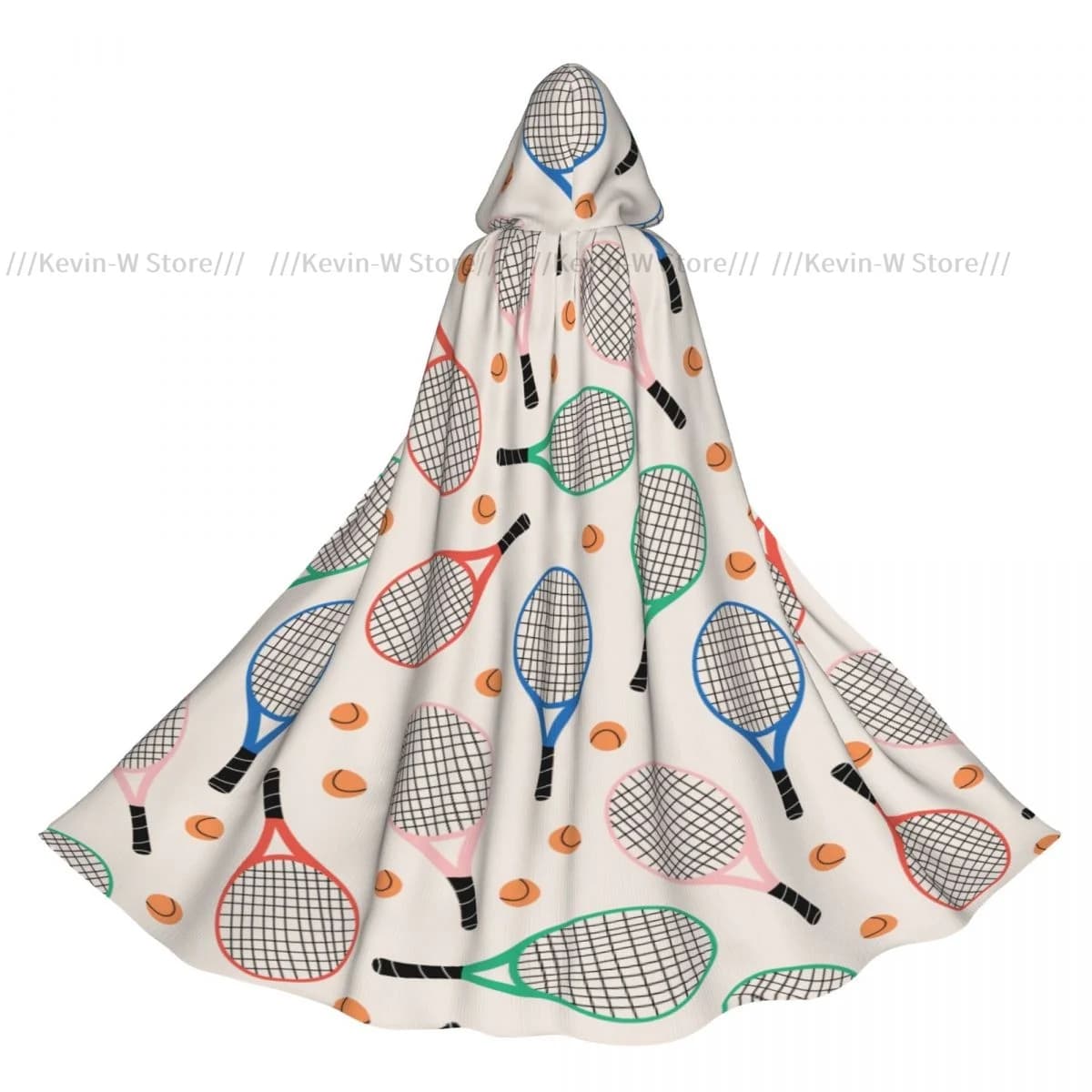 Nice tennis racket pattern Hoodie Accessories for polyester unisex witch dress