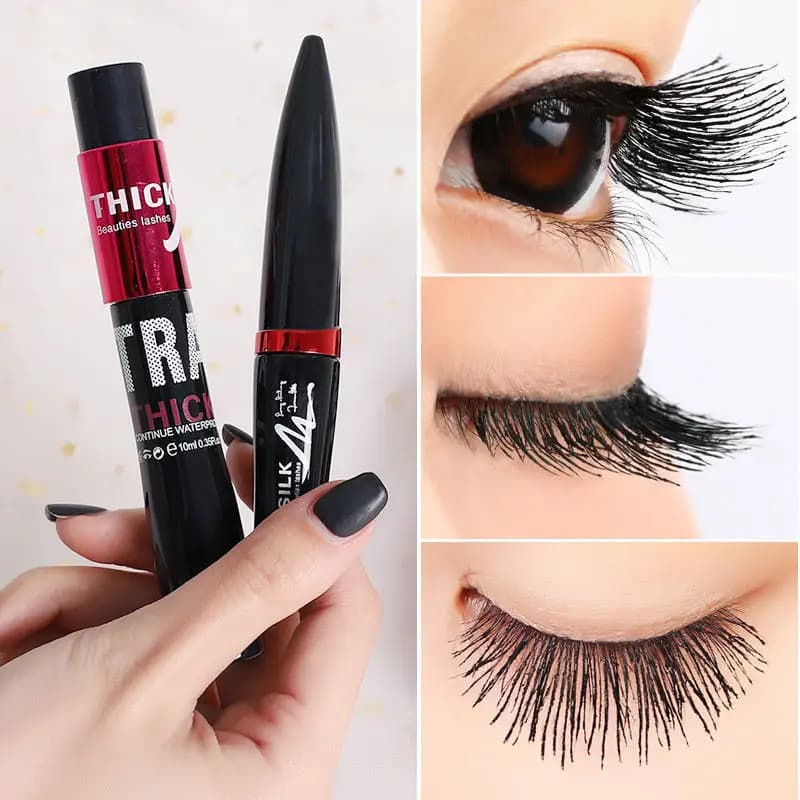 Black thick black elongation lashes natural curling waterproof and durable for beginners without drooping extension lasting eyelashes
