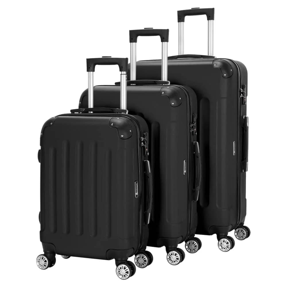3-In-1 Portable ABS Trolley Case Storage Suitcase Luggage Set 20"/ 24"/28"