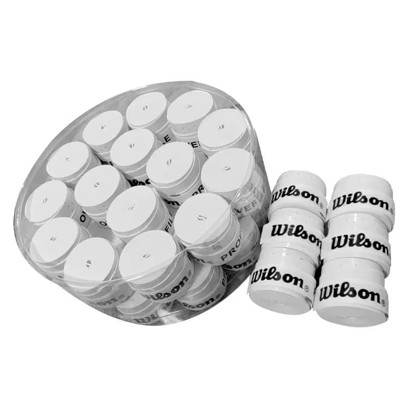 30Pieces Original Wilson Overgrip Tennis Racket Anti Slip Grips Padel Accessory Shock Tennis Badminton Squash Training Sweatband
