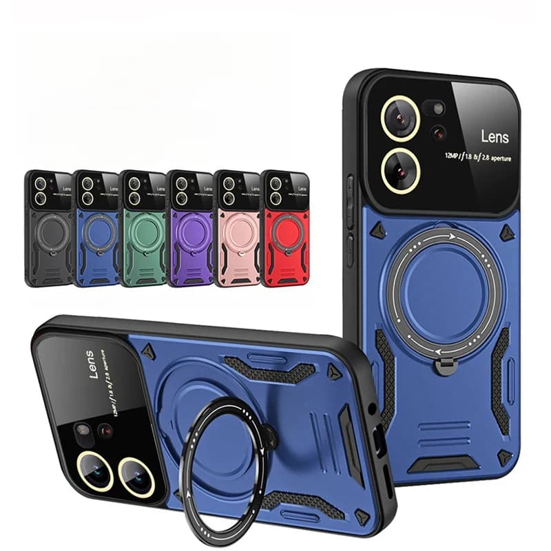 Custodia Magnetica con Cavalletto per Infinix Hot 60i 60 50 Pro Plus 40 40i 30 Note 50s 50x, Cover Antiurto Magsafe