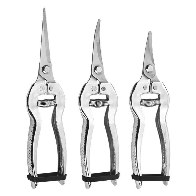 Stainless Steel Pruning Shears Anti-rust Sharp Precision Blades Non-slip Handles for Backyard Vegetable Garden Pruning