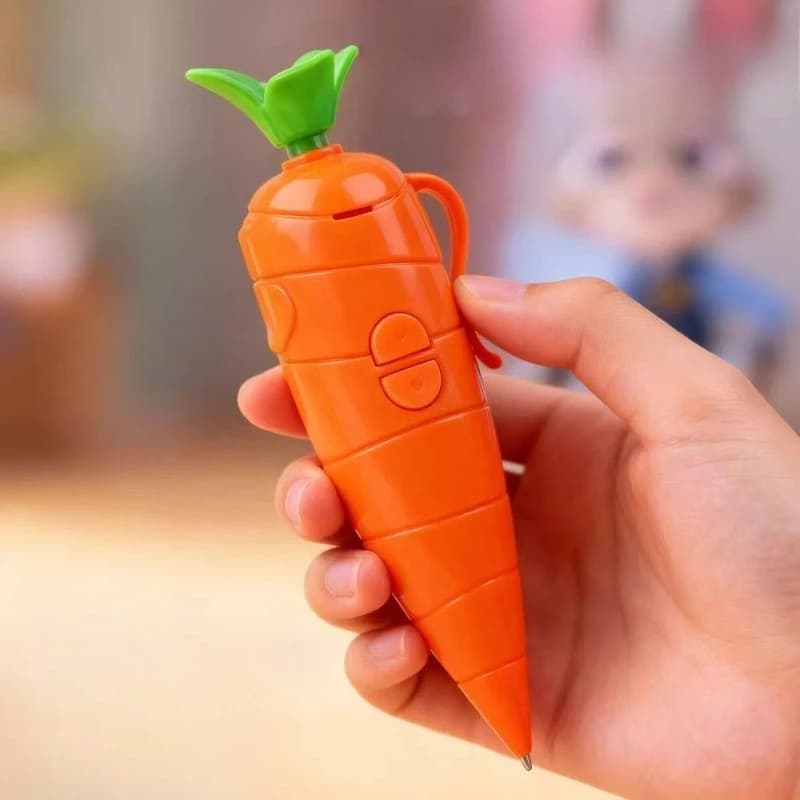 New Multifunction Sphere Pen 2 in 1 with Carrot Shape Vocal Recorder, Charging and Innovative Writing Tool